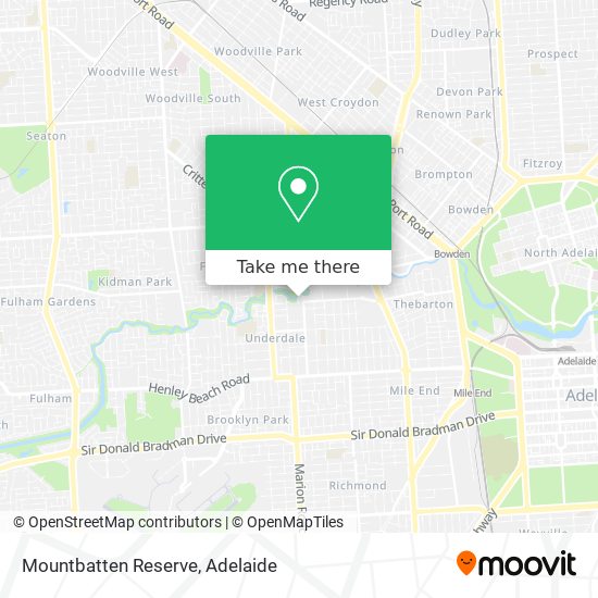 Mapa Mountbatten Reserve