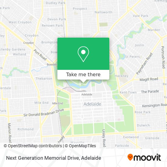 Next Generation Memorial Drive map