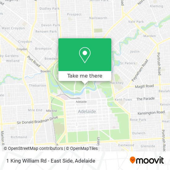 1 King William Rd - East Side map