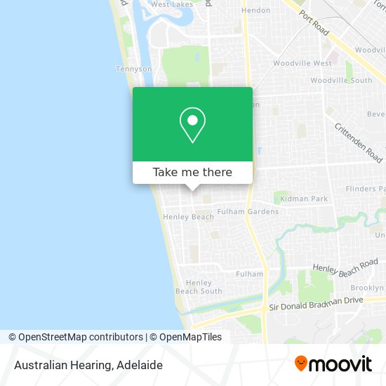 Mapa Australian Hearing