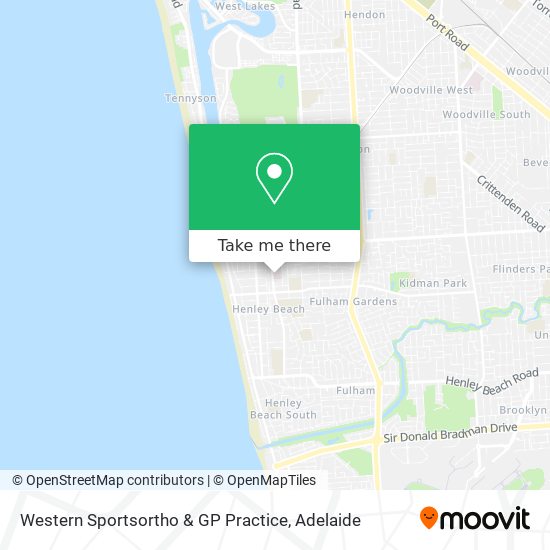 Western Sportsortho & GP Practice map