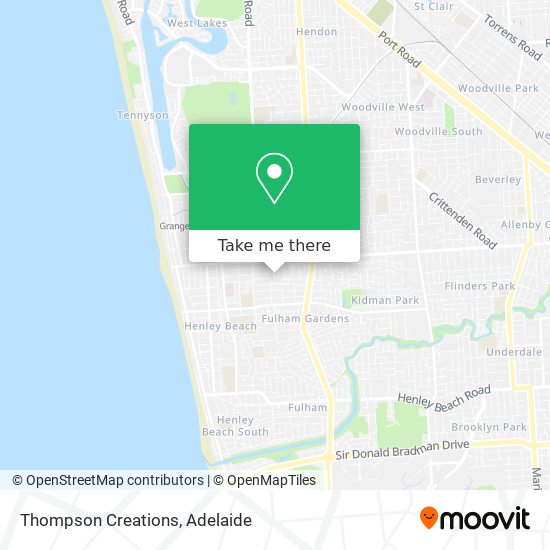 Thompson Creations map
