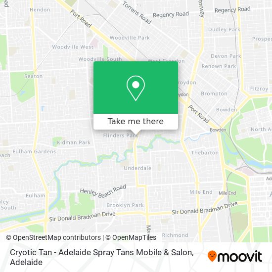 Cryotic Tan - Adelaide Spray Tans Mobile & Salon map