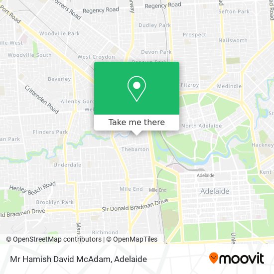 Mr Hamish David McAdam map
