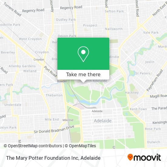 The Mary Potter Foundation Inc map