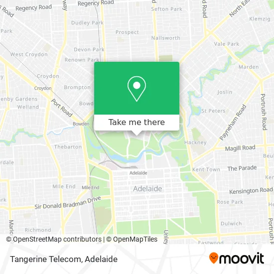 Tangerine Telecom map