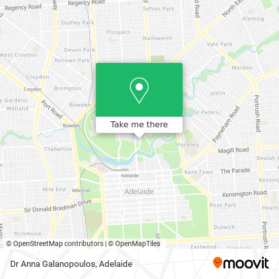 Dr Anna Galanopoulos map