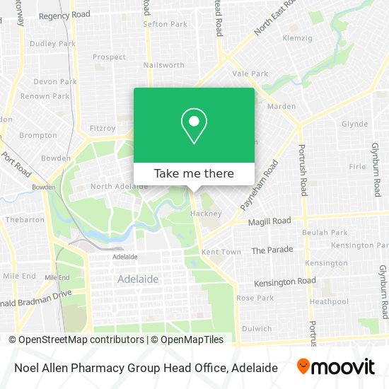 Noel Allen Pharmacy Group Head Office map