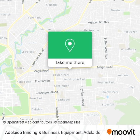 Adelaide Binding & Business Equipment map