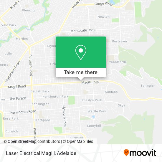 Laser Electrical Magill map