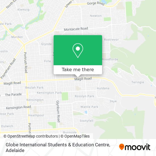 Mapa Globe International Students & Education Centre