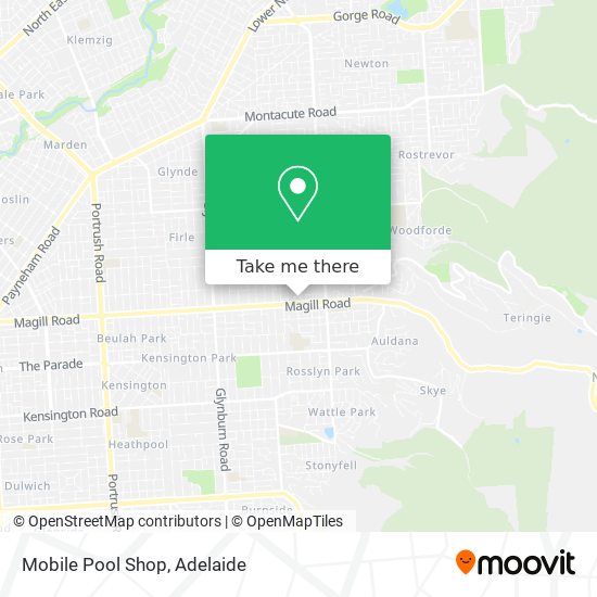 Mapa Mobile Pool Shop