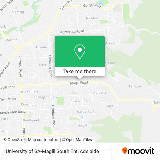 University of SA-Magill South Ent map