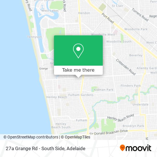 27a Grange Rd - South Side map