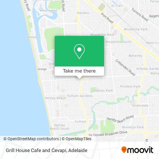 Grill House Cafe and Ćevapi map