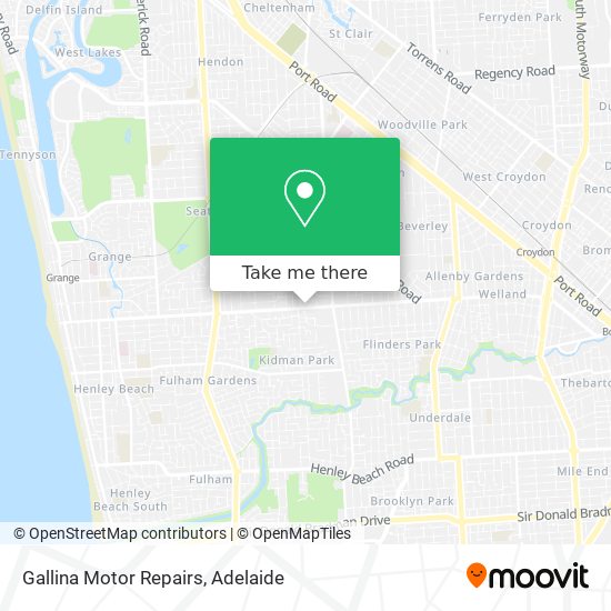 Mapa Gallina Motor Repairs