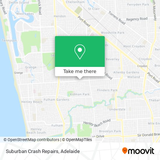 Mapa Suburban Crash Repairs