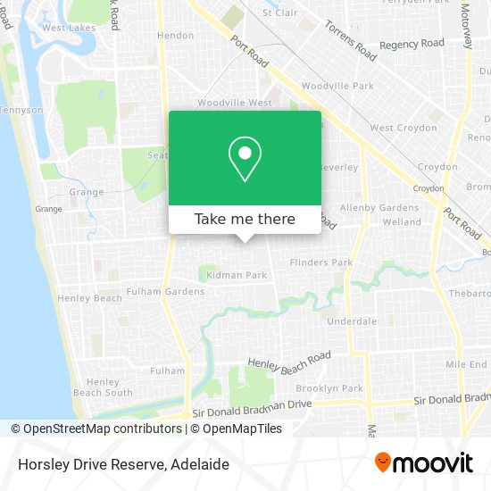 Mapa Horsley Drive Reserve