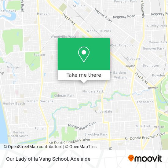 Our Lady of la Vang School map