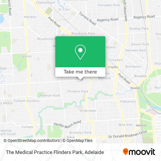 The Medical Practice Flinders Park map