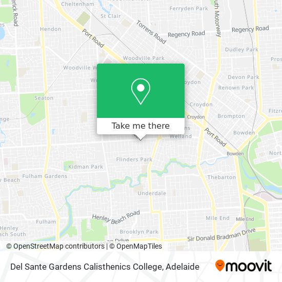 Del Sante Gardens Calisthenics College map