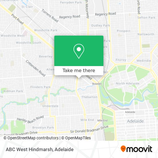 Mapa ABC West Hindmarsh