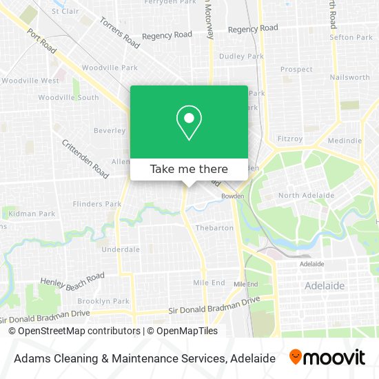 Mapa Adams Cleaning & Maintenance Services