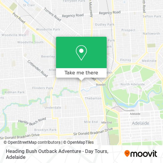 Heading Bush Outback Adventure - Day Tours map