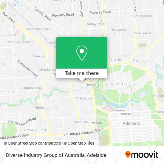 Diverse Industry Group of Australia map