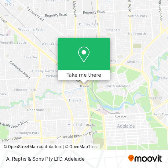A. Raptis & Sons Pty LTD map