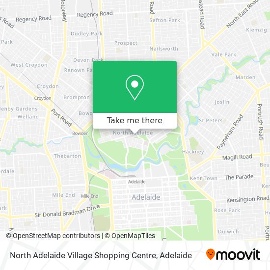 North Adelaide Village Shopping Centre map