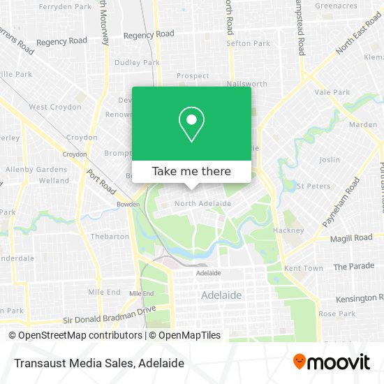 Transaust Media Sales map