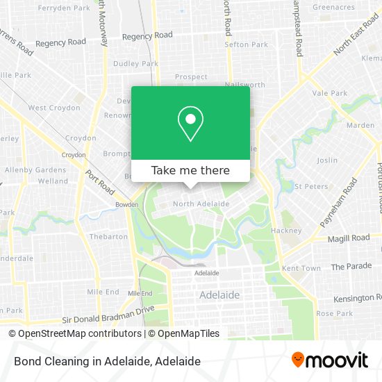 Bond Cleaning in Adelaide map