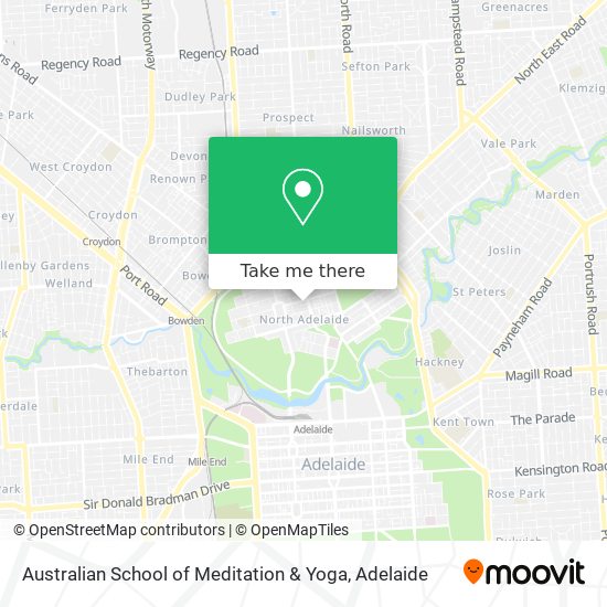 Australian School of Meditation & Yoga map