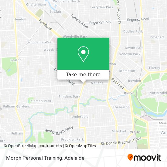 Morph Personal Training map