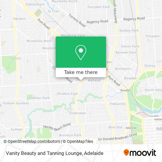 Vanity Beauty and Tanning Lounge map