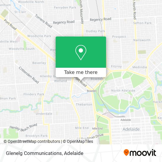 Glenelg Communications map