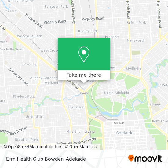 Efm Health Club Bowden map