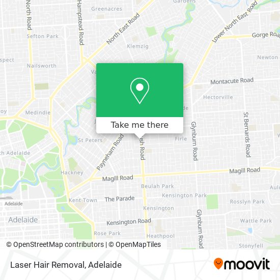 Laser Hair Removal map