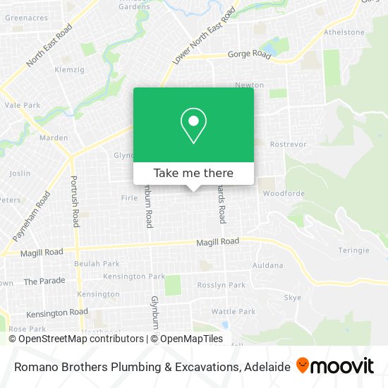 Romano Brothers Plumbing & Excavations map