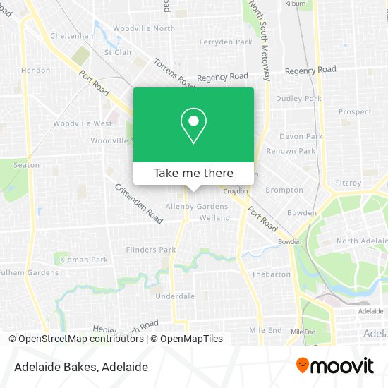 Mapa Adelaide Bakes
