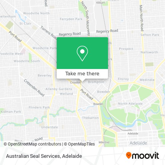 Mapa Australian Seal Services