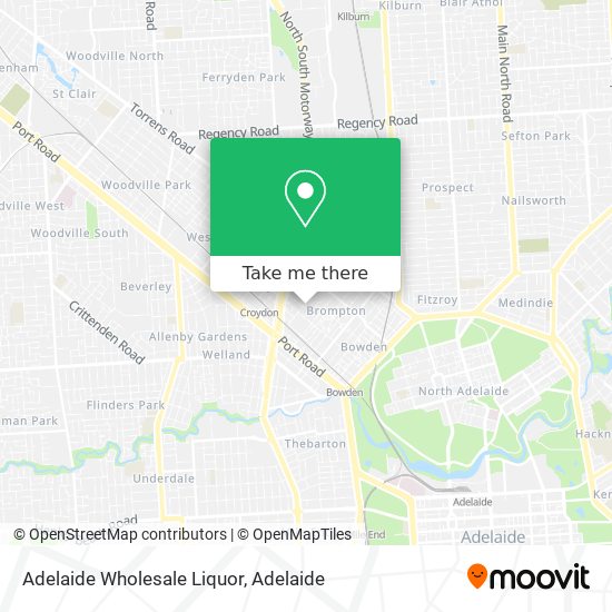 Adelaide Wholesale Liquor map
