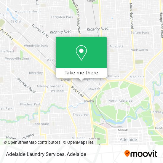 Mapa Adelaide Laundry Services