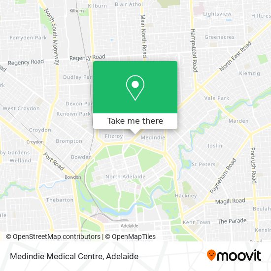 Mapa Medindie Medical Centre