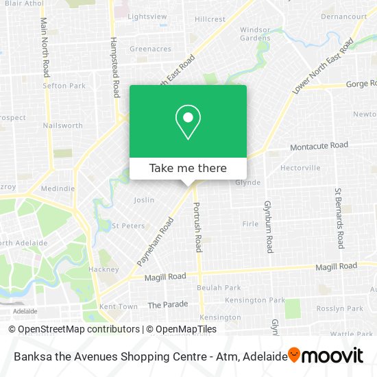 Banksa the Avenues Shopping Centre - Atm map