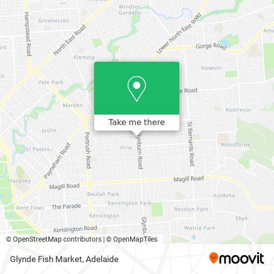 Glynde Fish Market map