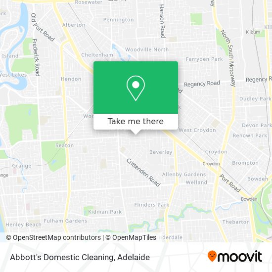 Abbott's Domestic Cleaning map