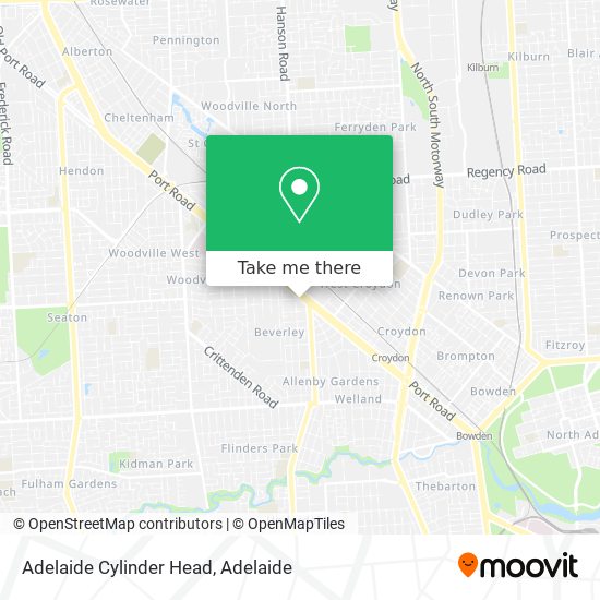 Adelaide Cylinder Head map