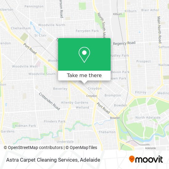 Mapa Astra Carpet Cleaning Services